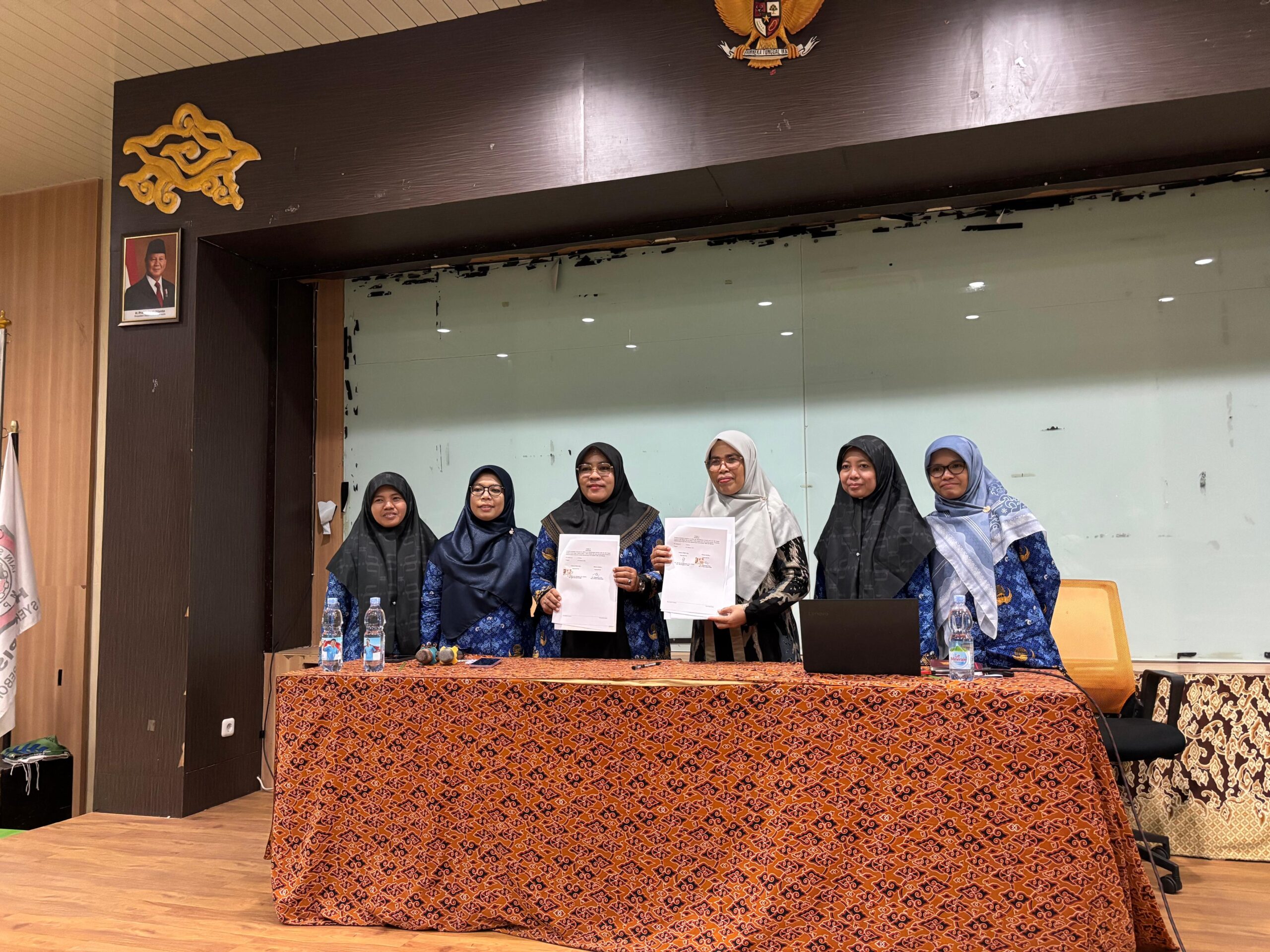 Foto Kegiatan Penandatanganan Perjanjian Kerja Sama anatara Jurusan PAI UIN SSC dan UIN Sumatera Utara (UINSU) Medan
