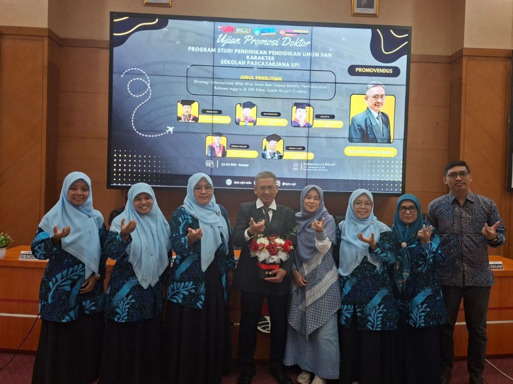 Dosen PAI UIN Siber Syekh Nurjati Cirebon, Ahmad Khomaini Syafeie Jalani Ujian Promosi Doktor di UPI