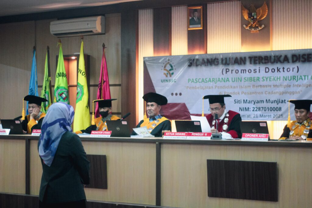 Dok. Kegiatan Sidang Terbuka Ibu Dr. Siti Maryam Munjiat, S.S, M.Pd.I