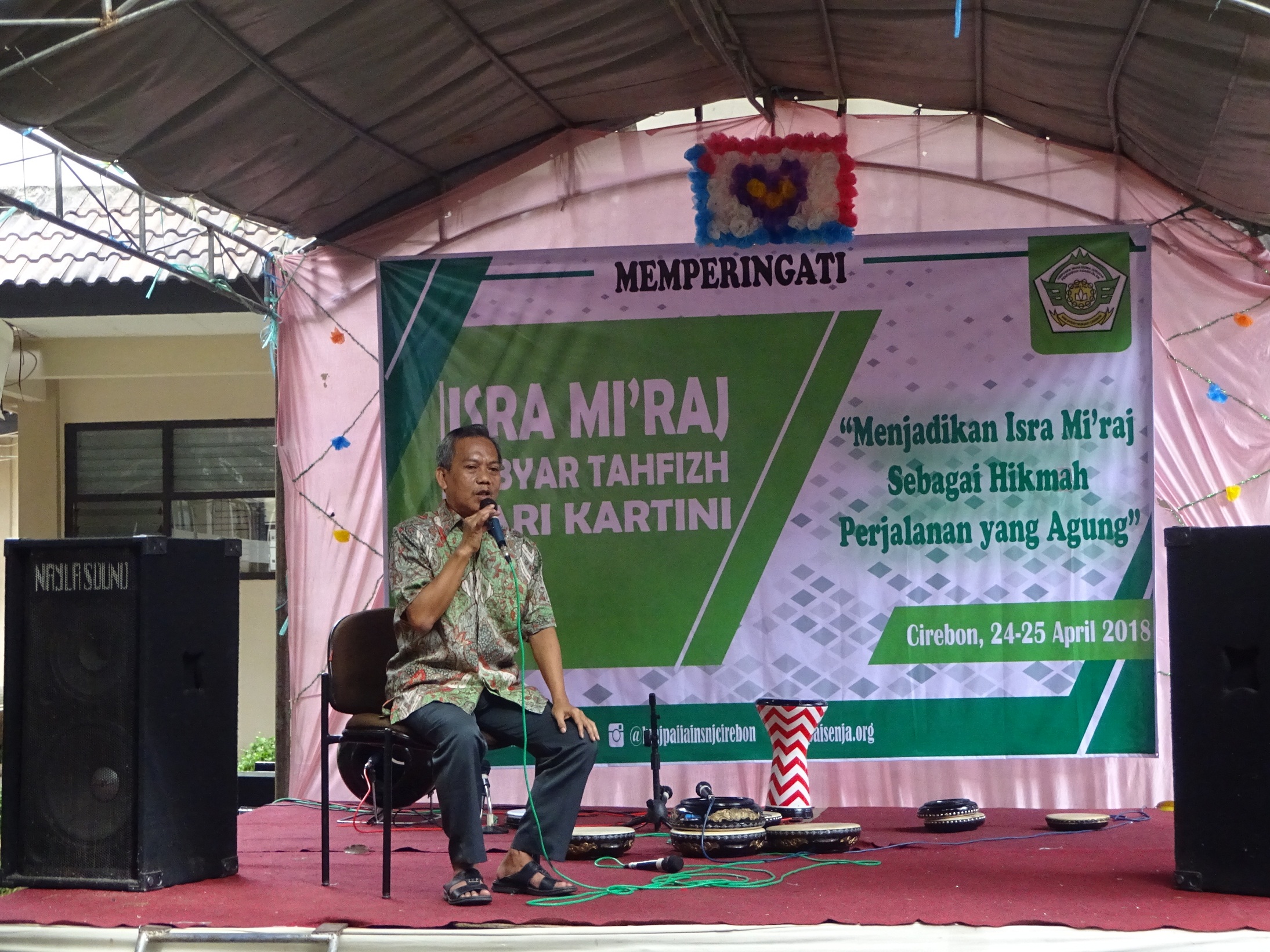 Hari Ke-2 Pembukaan Acara peringatan Isra Mi'raj, Kartini dan Gebyar Tahfidz oleh Bapak Dr. H. Suteja, M.Ag