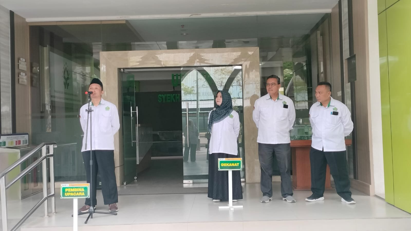 Semangat Kedisiplinan Dan Konsolidasi Akademik Pimpinan FITK UIN Siber Syekh Nurjati Cirebon Gelar Pembinaan Rutin Apel Senin Pagi